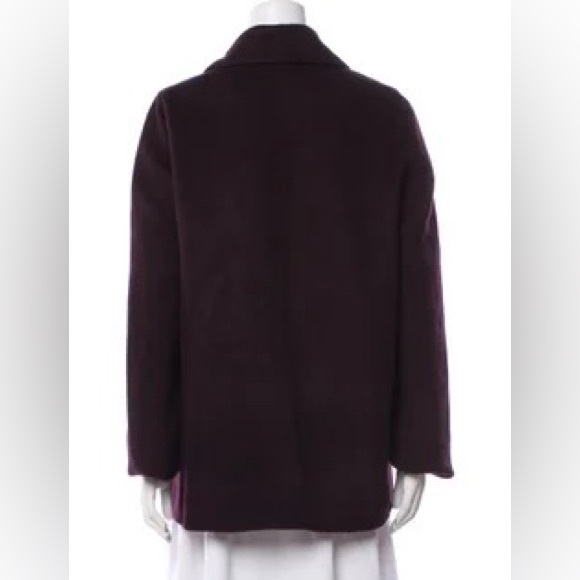 Vince Wool Peacoat Blazer Jacket Purple Women’s Size Large Pristine Condition - Picture 4 of 10